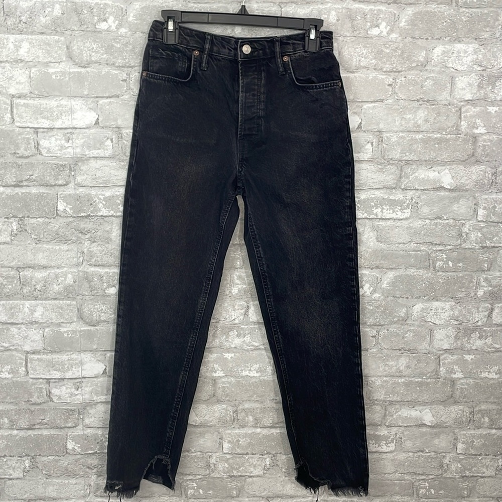 Free People We the Free Tapered Baggy High Rise Boyfriend Fit Jeans